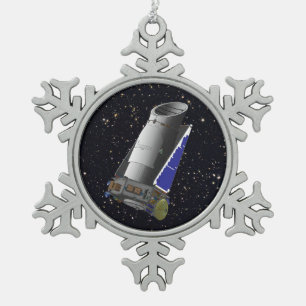 Kepler Space Teleskop Schneeflocken Zinn-Ornament