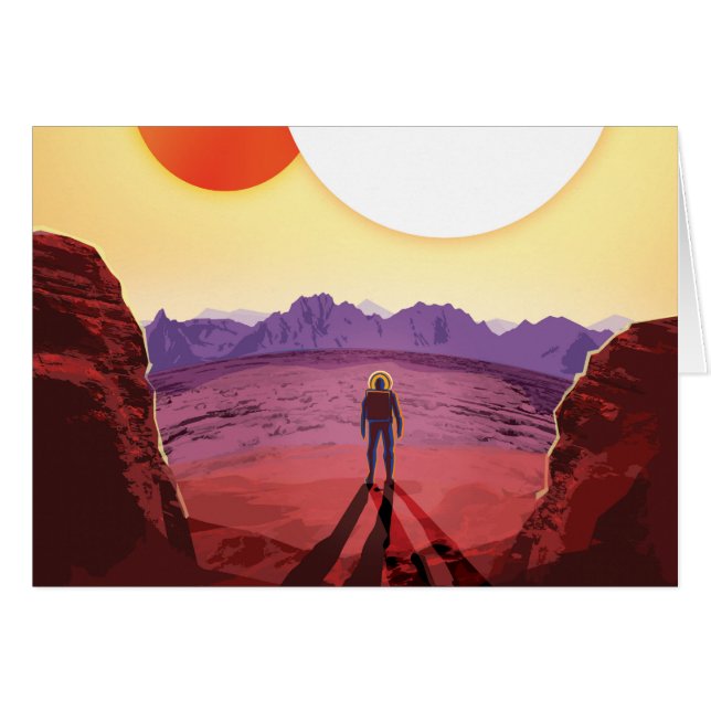 Kepler Space Travel Destination Planet Adventure (Vorderseite (Horizontal))