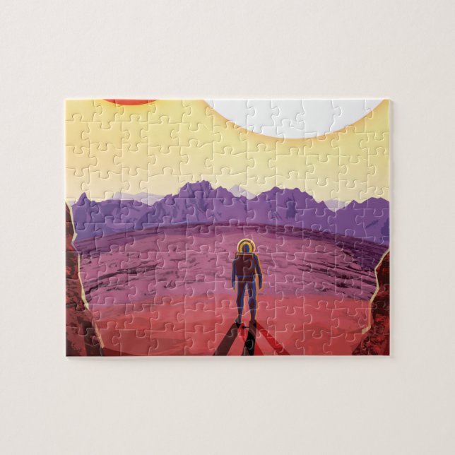 Kepler Space Travel Destination Planet Adventure Puzzle (Horizontal)