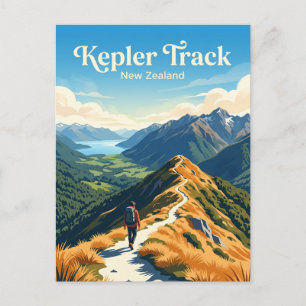 Kepler Track Neuseeland Postkarte