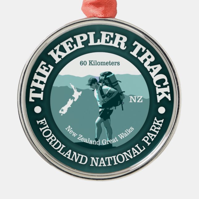 Kepler Track (T) Ornament Aus Metall (Vorne)
