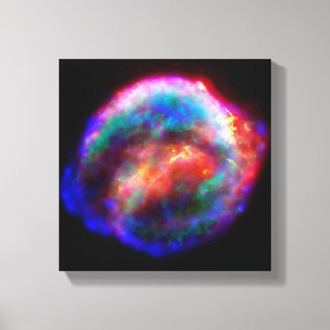 Kepler's Supernova Remnant NASA Hubble Space Foto Leinwanddruck (Vorderseite)