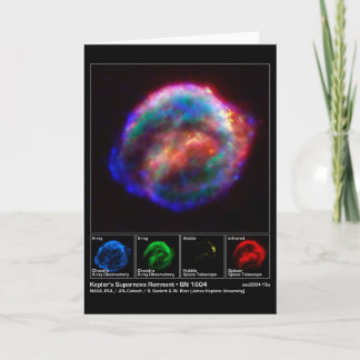 Kepler's Supernova Remnant - SN 1604 NASA Karte