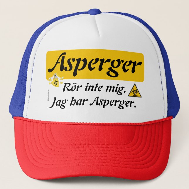 Keps — Asperger Truckerkappe (Vorderseite)