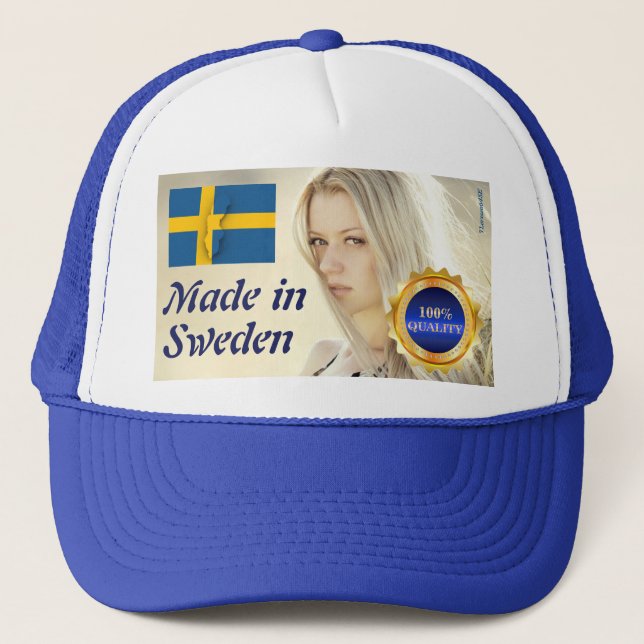 Keps — Made in Sweden Truckerkappe (Vorderseite)