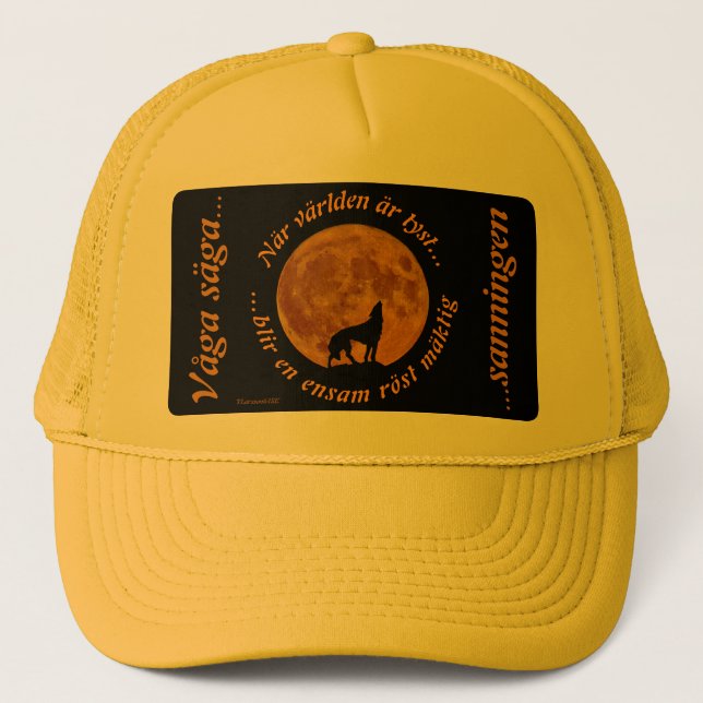 Keps — Mäktig röst Truckerkappe (Vorderseite)