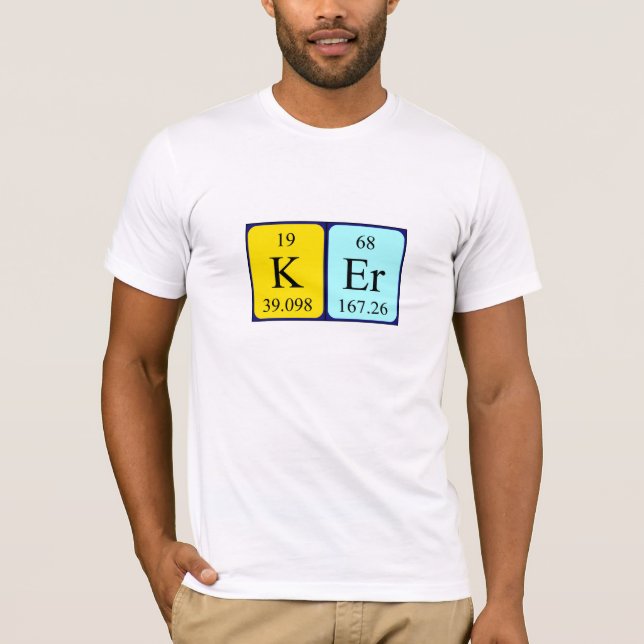 Ker Periodenname Shirt (Vorderseite)