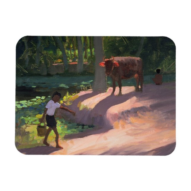 Kerala Backwater India 1996 Magnet (Horizontal)