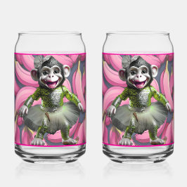 Keramik-Affen-Soda-Glas Dosenglas
