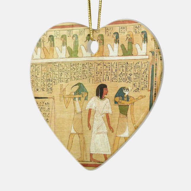 Keramik Ägypten-Hieroglyphen Ornament (Links)