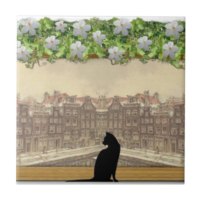 Keramik Anton Pieck Fliese (Vorderseite)