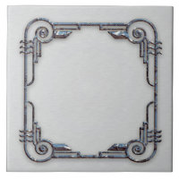 Keramik Art Deco Rahmen Tile.