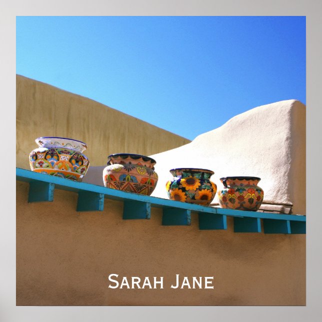 Keramik auf Adobe Wall Poster (Vorne)