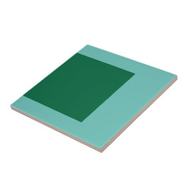 Keramik auf dem grünen Platz, klein (4,25" x 4,25" Fliese