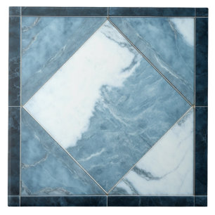 Keramik aus blauem Marmor Tile Elegantes Interieur Fliese