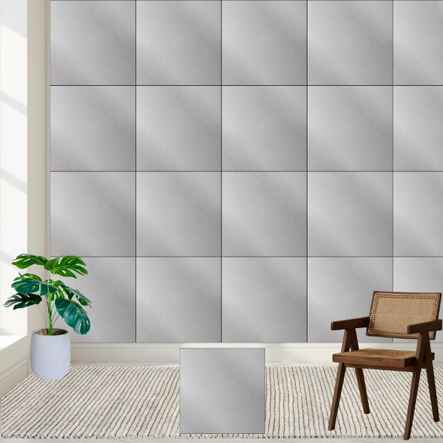 Keramik aus gebürstetem Metall Fliese (Brushed Metal Texture Ceramic Tile)