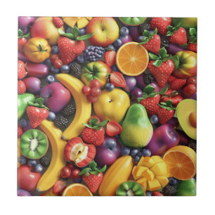 Keramik aus gemischtem Obst Fliese