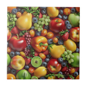 Keramik aus gemischtem Obst Fliese