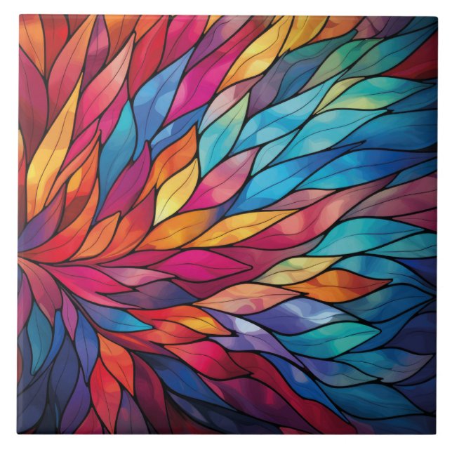 Keramik aus Glas Fliese (Vorderseite)