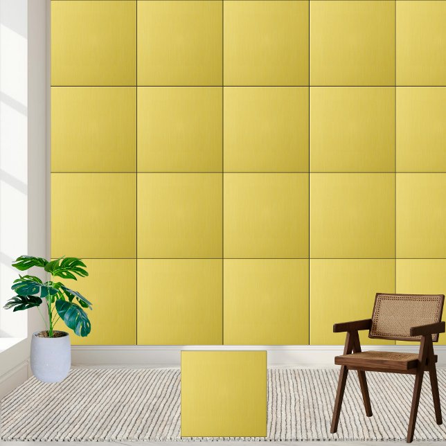 Keramik aus Hartgelb, fein körnig Fliese (Solid Yellow Fine Grain Ceramic Tile)
