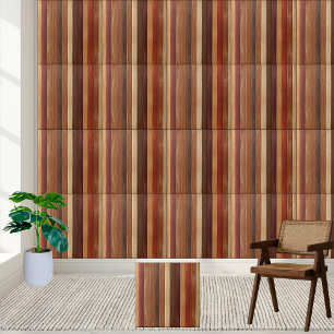 Keramik aus mehrfarbigem Holz Fliese