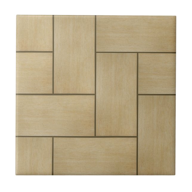 Keramik aus Naturholz Fliese (Vorderseite)