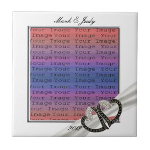 Keramik aus schwarzem und weißem Diamant Fliese