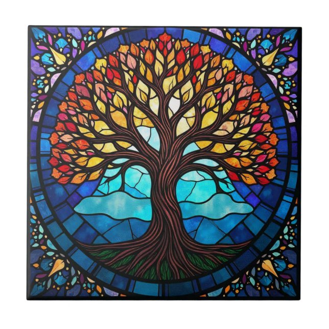 Keramik aus verkettetem Glas Fliese (Vorderseite)