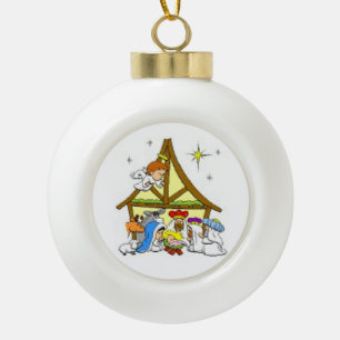 Keramik Ball Ornament/Geburt Kugel-Ornament