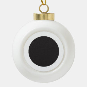Keramik Ball Ornament (Poinsettia)