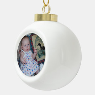 Keramik Ball Weihnachtsbaumdesign mit Niedlichem F Kugel-Ornament