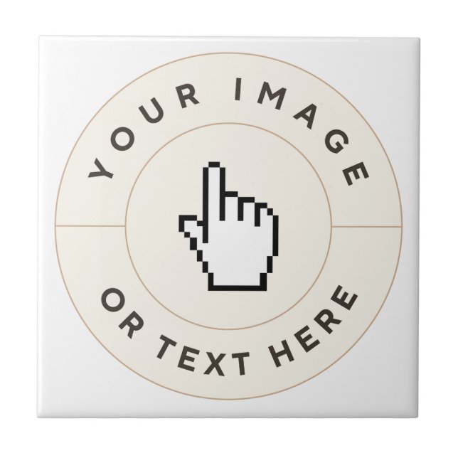 Keramik - Benutzerdefiniert (Bild/Text hinzufügen) Fliese (Vorderseite)