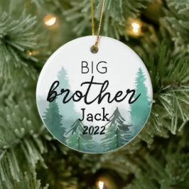 Keramik Big Brother Watercolor Bäume Ornament