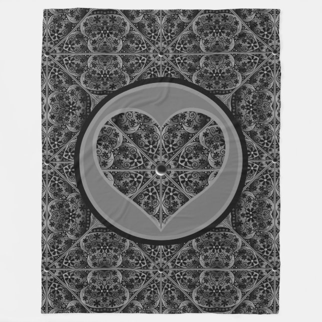 Keramik Black Fleecedecke (Vorderseite)