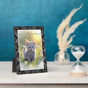 Keramik Black Fotoplatte