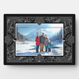 Keramik Black Fotoplatte