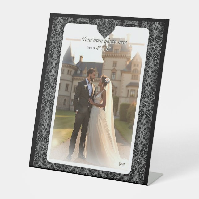 Keramik Black Sockelschild (Vorderseite)