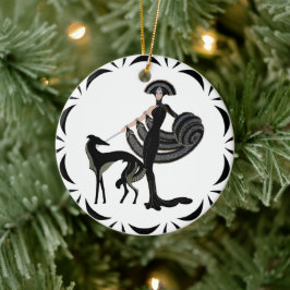 Keramik Borzoi Keramik Ornament