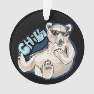 Keramik Chill Polar Ornament