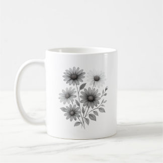 Keramik Coffee Tasse - Daisy Design - Corrine & Co