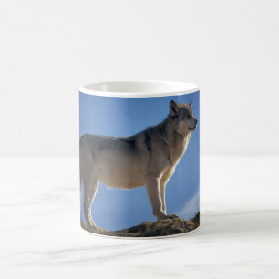 Keramik Coffee Tasse-Wolf Tasse