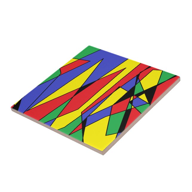 Keramik Colorful Art Tile Fliese (Seite)