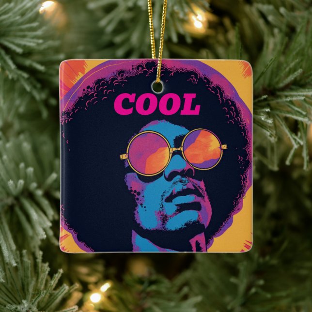 Keramik cool/Retro Keramikornament (Baum)