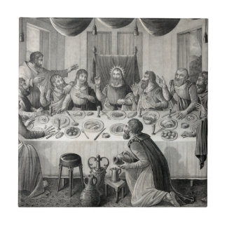 Keramik "Das letzte Abendessen" Fliese