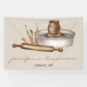 Keramik Dekorationsanzeigen Banner