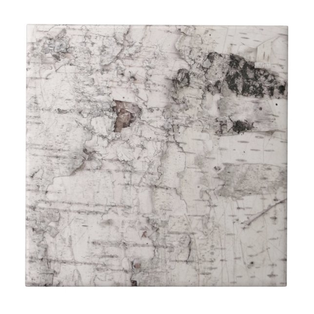 Keramik der Birkenrinde Fliese (Vorderseite)