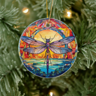 Keramik der Drachenfliege Ornament