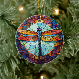 Keramik der Drachenfliege Ornament