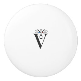 Keramik der Letter-Face-Taste Keramikknauf