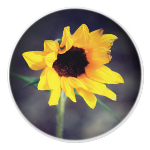 Keramik der Sonnenblumen-Liebe Keramikknauf
